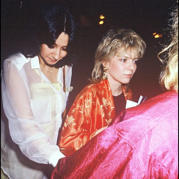 Corinne, la compagne de Daniel, avec France Gall.