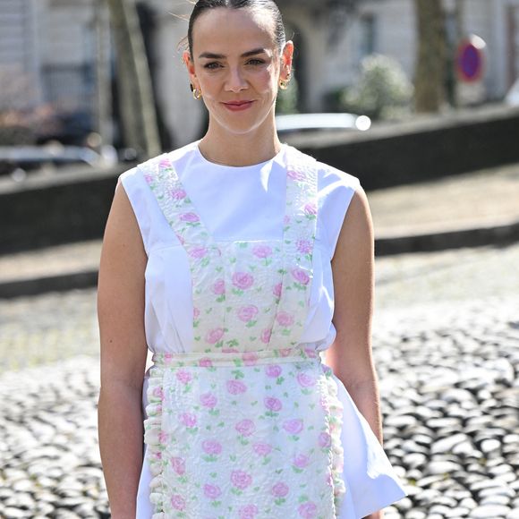 Pauline Ducruet arrive au défilé Miu Miu lors de la semaine de la mode à Paris, France, le 10 mars 2026. Photo by Julien Reynaud/APS-Medias/ABACAPRESS.COM