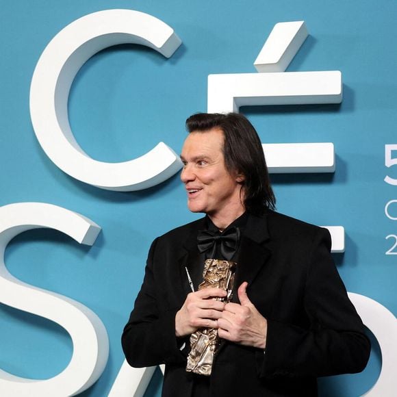 Jim Carrey (César d'Honneur pour l'ensemble de sa carrière) - Press room de la 51ème cérémonie des César, à l'Olympia. Paris, le 26 février 2026.
© Dominique Jacovides/Bestimage