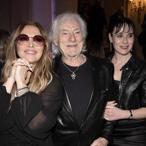 Hélène Ségara, Hugues Aufray et son épouse Murielle assistent au Gala des Stethos d'or 2024 à l'Hôtel George V, le 18 mars 2024 à Paris, France. Photo by David Niviere/Abaca