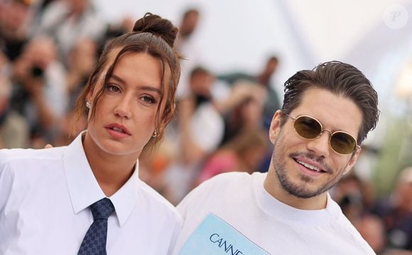 Adèle Exarchopoulos et François Civil - Photocall du film "L'Amour Ouf" (Beating Hearts / Compétition) lors du 77ème Festival International du Film de Cannes (14 - 25 mai 2024), le 24 mai 2024.
© Jacovides / Moreau / Bestimage
