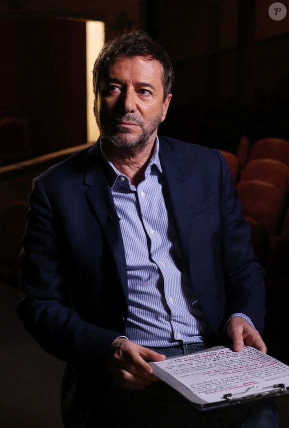 Exclusif - Richard Kolinka lors de l'enregistrement de l'émission "Olympiascope" au théâtre Antoine, présentée par B.Montiel et diffusée le mardi 13 mai 2025, à Paris, le 18 février 2025. © Denis Guigenbourg/Bestimage