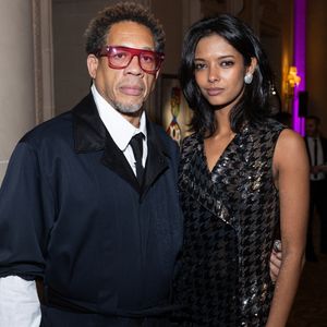 Exclusif - JoeyStarr et sa compagne Pauline Latchoumanin - Global Gift Gala Paris à l'hôtel Four Seasons George V à Paris le 8 novembre 2025. © Cyril Moreau/Bestimage