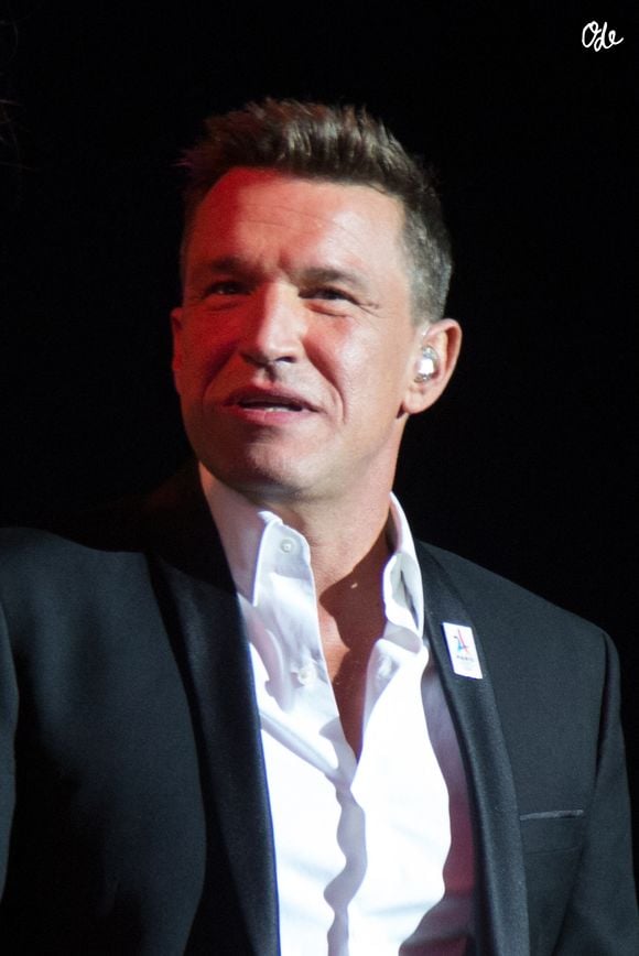 Benjamin Castaldi lors d'un concert organisé après l'attribution, mercredi 15 septembre 2017, des Jeux Olympiques de 2024 à Paris, en France. Photo de Nasser Berzane/ABACAPRESS.COM