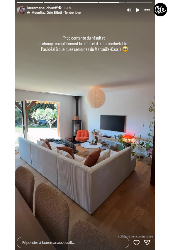 Laure Manaudou partage des images de son intérieur
