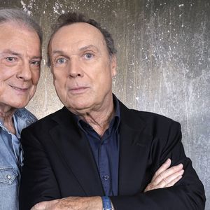 Julien Lepers vient de perdre un ami cher à son coeur
Portrait de Herbert Leonard et Julien Lepers lors de l'enregistrement de l'émission "Chez Jordan de Luxe" , diffusée sur C8. © Cédric Perrin / Bestimage