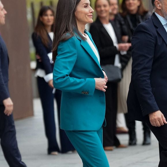 Letizia d'Espagne préside l'événement organisé pour marquer la Journée mondiale des maladies rares à l'Auditorium et au Centre des congrès de Castellon à Castellón de la Plana, Espagne.

Photo : Lalo Yasky / Bestimage