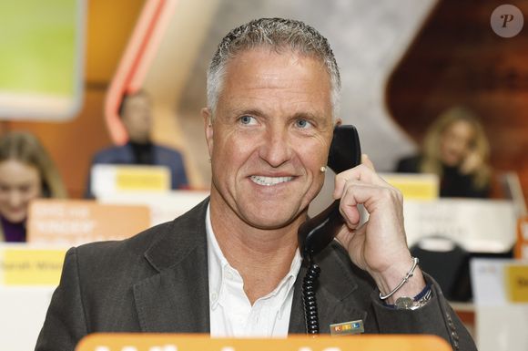 Ralf Schumacher participe au 29ème marathon de collecte de fonds RTL 2024 au Studio 8 à Hurth, le 21 novembre 2024.