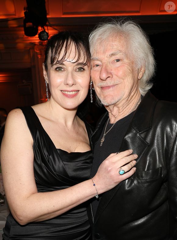 Murielle Aufray et Hugues Aufray lors de la soirée de gala pour la fondation de la recherche en physiologie, les Stethos, au George V à Paris le 18 mars 2024.

© Coadic Guirec / Bestimage