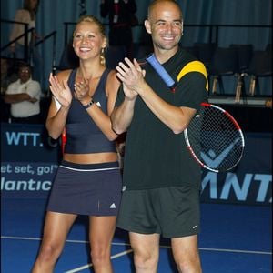 Anna Kournikova et Andre Agassi en 2007 en Californie. ©Bestimage
