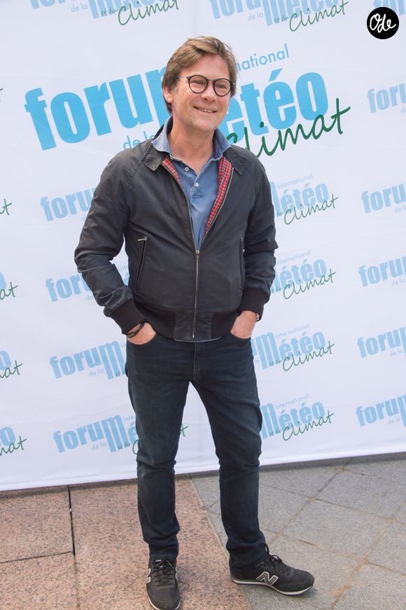 Laurent Romejko - 16 ème Forum International de la météo et du climat sur le parvis de l'Hôtel de ville de Paris le 25 mai 2019. © Alexandre Fay / PixPlanete / Bestimage