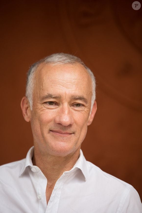 Gilles Bouleau dans les tribunes lors des Internationaux de France Roland Garros 2023 le 09 juin 2023 à Paris, France. Photo de Nasser Berzane/ABACAPRESS.COM