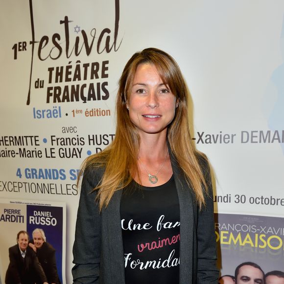 Exclusif -  Jennifer Lauret lors du premier festival de théâtre français en Israël au théâtre Beit Ha Khayal à Tel Aviv le 22 octobre 2017.
© Erez Lichtfeld / Bestimage