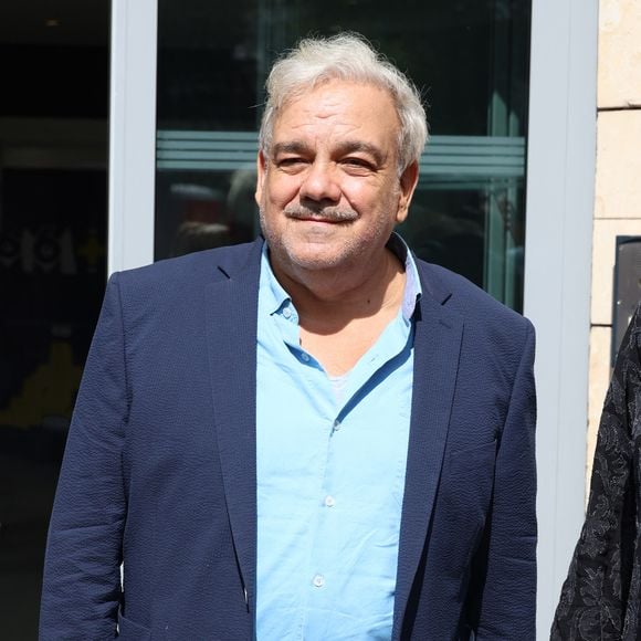 Exclusif - Didier Bourdon - Les célébrités quittent les studios de RTL à Neuilly-sur-Seine, le 2 septembre 2024. 

Agence / Bestimage