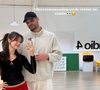 "Florent Manaudou est de retour au studio", comment-t-elle une photo d'eux prise depuis la salle de répétitions. 

Florent Manaudou rend visite à Elsa Bois pendant les entraînements de Danse avec les stars.