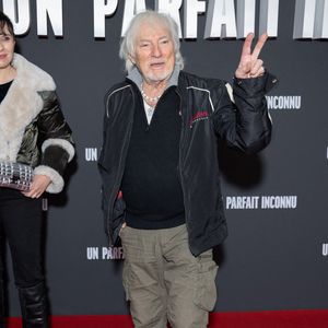 Hugues Aufray assiste à l'avant-première du film 'Un Parfait Inconnu - A Complete Unknown' au Grand Rex le 15 janvier 2025 à Paris, France. Photo by Nasser Berzane/ABACAPRESS.COM