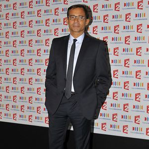 Jean-Luc Delarue assiste à la conférence de presse annuelle de la chaîne de télévision française France 2 à l'occasion du lancement de la saison 2011/2012, au Théâtre du Rond-Point à Paris, en France, le 5 septembre 2011. Photo Thierry Plessis/Abaca