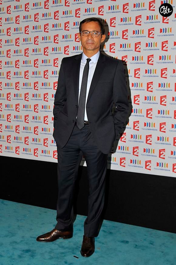 Jean-Luc Delarue assiste à la conférence de presse annuelle de la chaîne de télévision française France 2 à l'occasion du lancement de la saison 2011/2012, au Théâtre du Rond-Point à Paris, en France, le 5 septembre 2011. Photo Thierry Plessis/Abaca