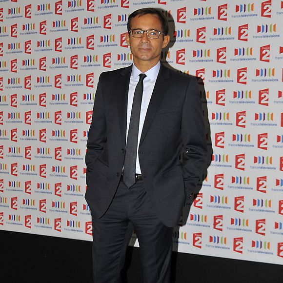 Jean-Luc Delarue assiste à la conférence de presse annuelle de la chaîne de télévision française France 2 à l'occasion du lancement de la saison 2011/2012, au Théâtre du Rond-Point à Paris, en France, le 5 septembre 2011. Photo Thierry Plessis/Abaca