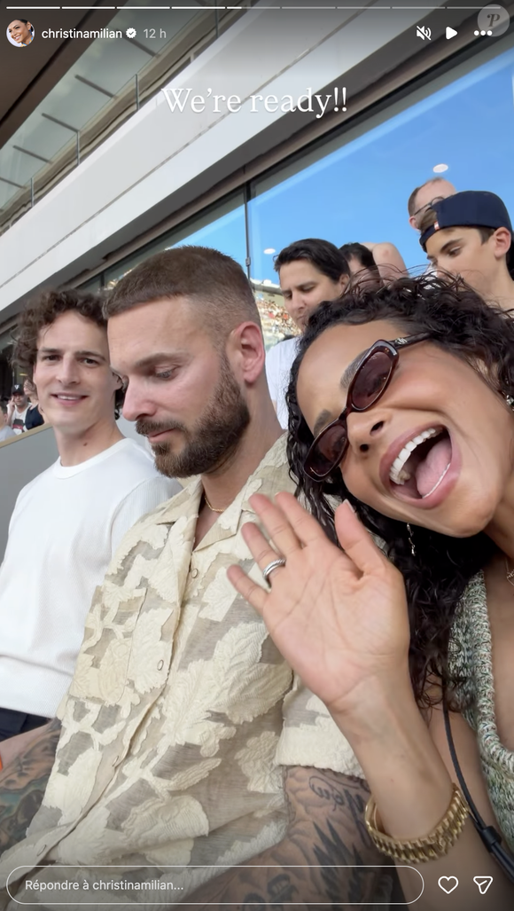 Le tennisman a d'ailleurs pu compter sur la présence de ses amis lors de cet ultime match. Le chanteur M Pokora, sa femme Christina Milian et l'humoriste Paul de Saint Sernin avaient fait le déplacement pour vivre ce moment historique. 

M Pokora, Christina Milian et Paul de Saint Sernin dans les tribunes de Roland-Garros en mai 2026 pour le match d'adieu de Gaël Monfils. Capture d'écran Instagram de Christina Milian