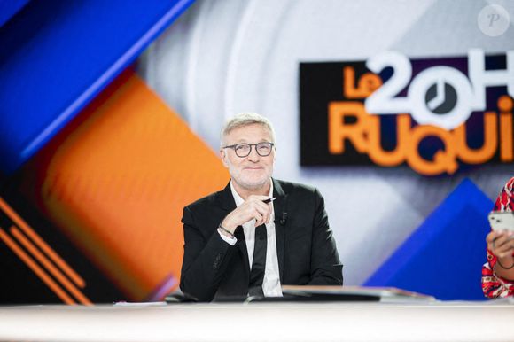Laurent Ruquier lors de l'émission '20h de Ruquier' sur BFMTV à Paris, France, le 27 septembre 2023. Photo par Eliot Blondet/ABACAPRESS.COM