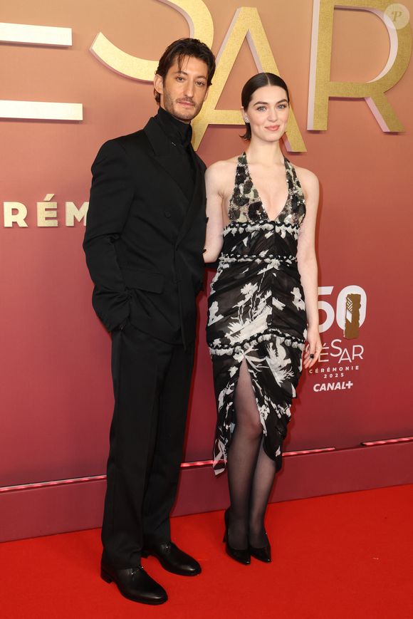 Pierre Niney, Anamaria Vartolomei - Photocall de la 50ème édition de la cérémonie des César à l'Olympia à Paris, France, le 28 février 2025 © Dominique Jacovides - Olivier Borde / Bestimage