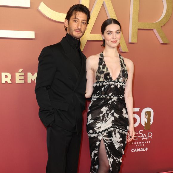 Pierre Niney, Anamaria Vartolomei - Photocall de la 50ème édition de la cérémonie des César à l'Olympia à Paris, France, le 28 février 2025 © Dominique Jacovides - Olivier Borde / Bestimage