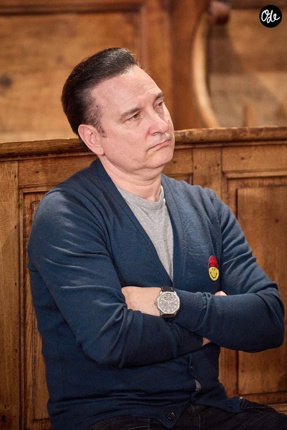 Jean-Marc Généreux - Les candidats de l'émission "Bienvenue au monastère", présentée par A.Martines et diffusée à partir du 12 janvier sur C8, lors de la dépose des téléphones portables au couvent Saint Dominique des Frères de Saint-Jean à Corbara, en Corse. © Cyril Moreau / Bestimage