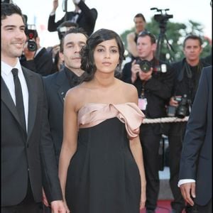 Leila Bekhti et Tahar Rahim à la montée des marches du film Le Prophète à Cannes. Photo par BORDE-JACOVIDES / BESTIMAGE
