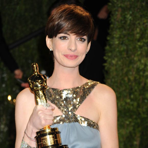 Anne Hathaway - Vanity Fair Oscar Party a Hollywood le 25 fevrier 2013. © STARMAX / BESTIMAGE