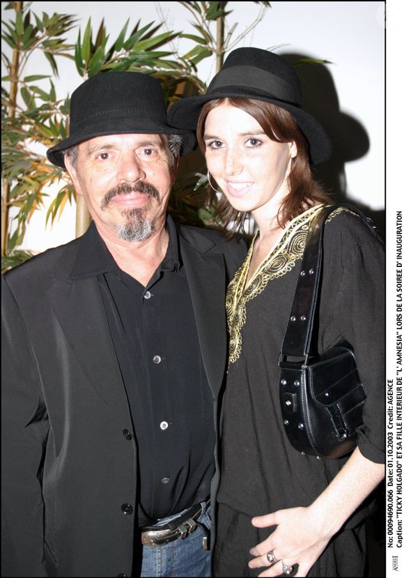 Ticky Holgado et sa fille à l'Amnésia à Paris en 2003