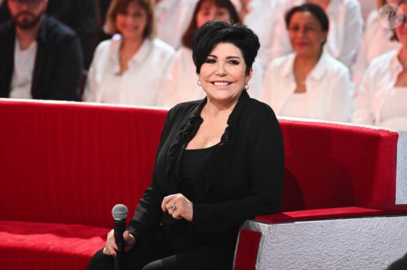 Exclusif - Liane Foly lors de l'enregistrement de l'émission Vivement dimanche au studio Rive Gauche, presentée par Michel Drucker, diffusion sur France 3 le 2 février 2025. © Guillaume Gaffiot/Bestimage