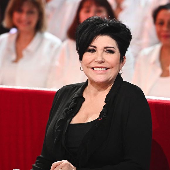 Exclusif - Liane Foly lors de l'enregistrement de l'émission Vivement dimanche au studio Rive Gauche, presentée par Michel Drucker, diffusion sur France 3 le 2 février 2025. © Guillaume Gaffiot/Bestimage
