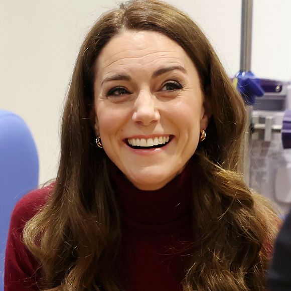 Catherine (Kate) Middleton, princesse de Galles à l'hôpital Royal Marsden, où elle a reçu son traitement contre le cancer, à Londres, Royaume-Uni, le 14 janvier 2025. © Chris Jackson/WPA-Pool/Bestimage