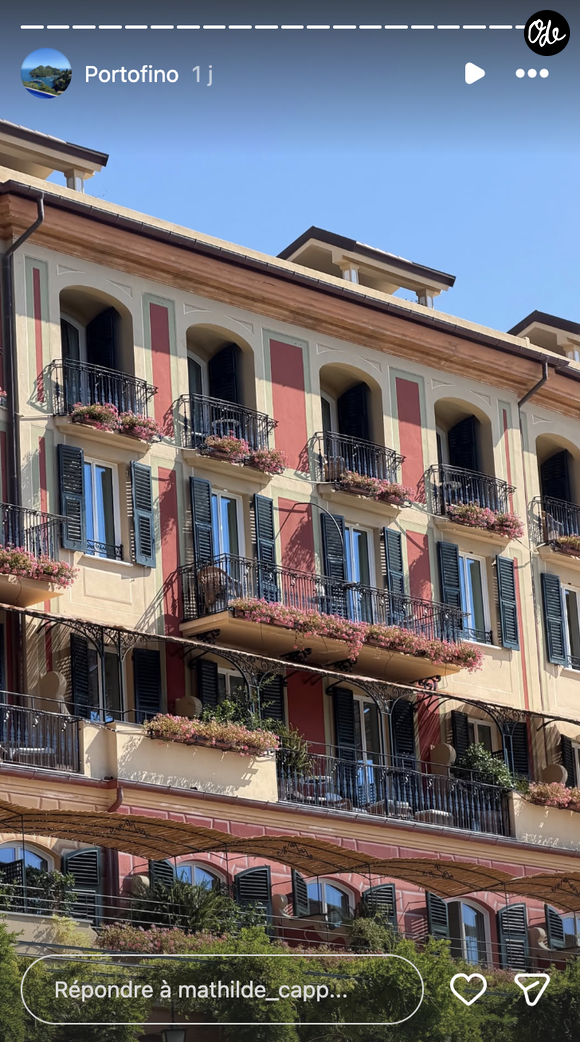 Dylan Deschamps et sa compagne profitent à Portofino