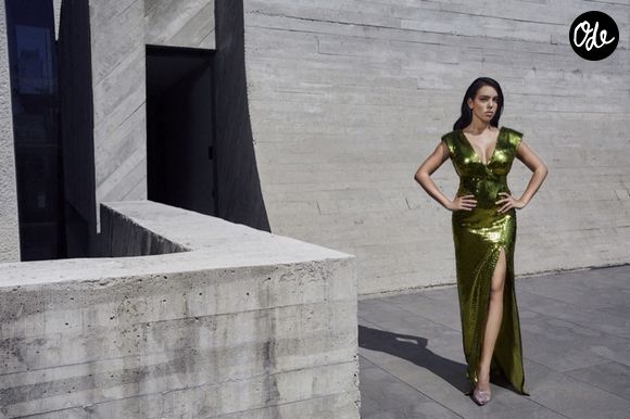 Georgina Rodriguez, compagne de Cristiano Ronaldo, égérie de la campagne automne-hiver 2022 de la marque Genny. Los Angeles. le 5 octobre 2022. Genny via Bestimage