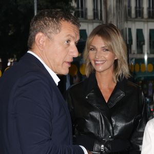 Dany Boon et sa nouvelle compagne Clara Vello - Avant-première du film "Regarde" au Cinéma Pathé Wepler à Paris le 8 septembre 2025. © Coadic Guirec/Bestimage