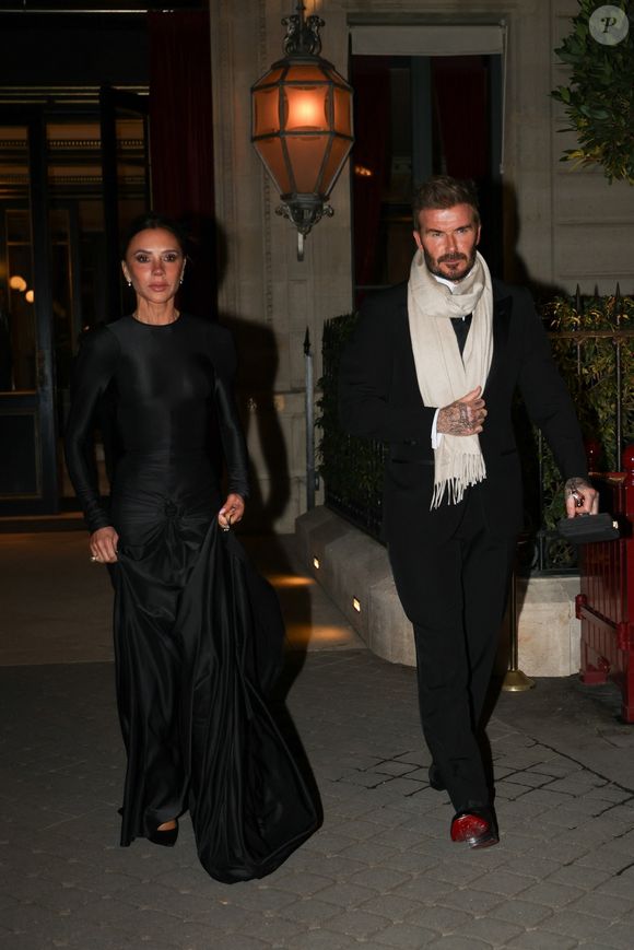 Victoria et David Beckham à Paris Backgrid USA / Bestimage