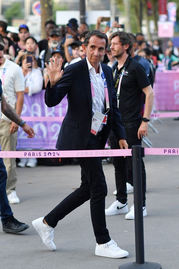 Alexandre Bompard - Arrivées à la finale de basketball "France vs USA" à l'Arena Bercy à Paris, lors des Jeux Olympiques Paris 2024. Le 10 août 2024
© Perusseau-Jacovides / Bestimage