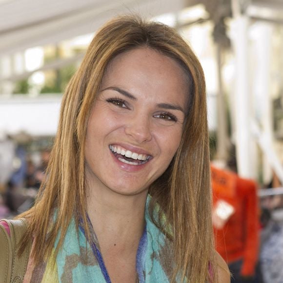 Beausoleil 20 Octobre 2012 Visite du Marche Geraldine Lapalus Festival de la Television de Beausoleil "Les Heros de la Tele"
 © Bestimage