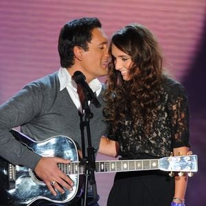 Archive - Dany Brillant et sa fille Léah Brilant - Vivement Dimanche - TV Talk Show © Guillaume Gaffiot /Bestimage