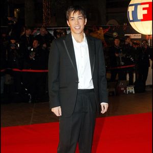 Grégory Lemarchal sur la tapis rouge de la cérémonie des NRJ Music Awards à Cannes en 2006. Crédit Rachid Bellak / Bestimage