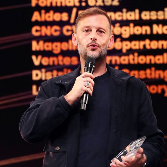 Nicolas Duvauchelle (Meilleur acteur) - Cérémonie de clôture de la 26ème Edition du Festival de la Fiction de La Rochelle. Le 14 septembre 2024
© Patrick Bernard / Bestimage