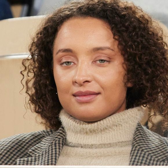 Eleejah Noah dans les tribunes (night session) des Internationaux de France de tennis de Roland Garros 2024 à Paris, France, le 1er juin 2024. © Jacovides-Moreau/Bestimage 