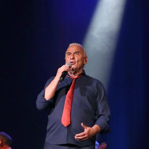 Exclusif - Michel Fugain lors de son concert "Michel Fugain fait Bandapart" pour ses 80 ans; à Bobino à Paris le 12 Mai 2022. © Bertrand Rindoff/Bestimage