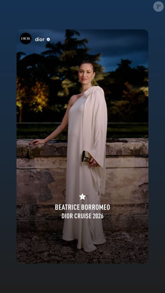 Pour beaucoup, Beatrice Borromeo attend son 3e enfant. Une information que le palais princier ou les futurs parents n'ont pas confirmée pour le moment.

Beatrice Borromeo lors du défilé croisière Dior à Rome le 27 mai 2025