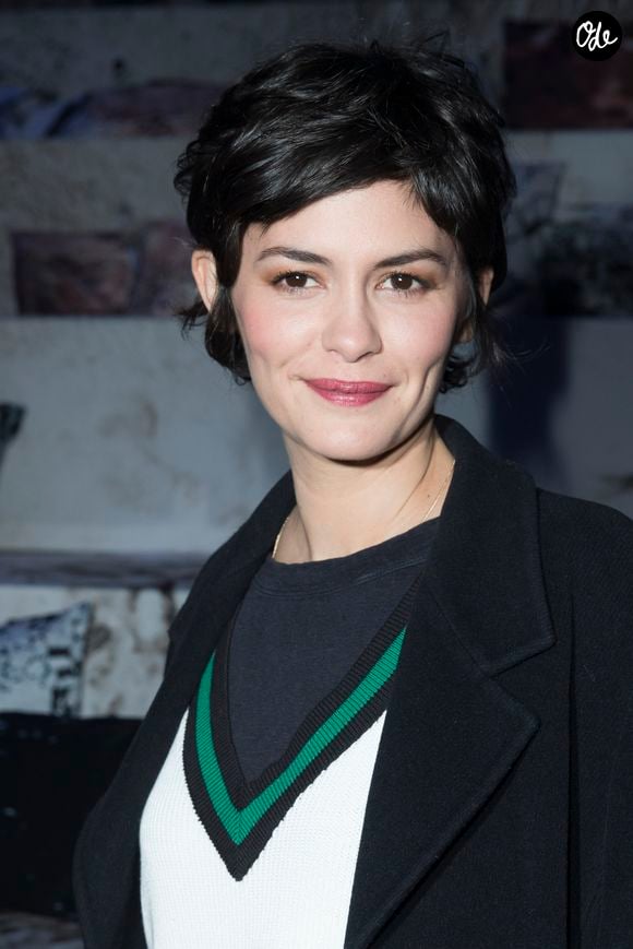 Audrey Tautou au défilé H&M prêt-à-porter Automne-Hiver 2015-2016 au Grand Palais à Paris, le 4 mars 2015. Crédit Olivier Borde / Bestimage