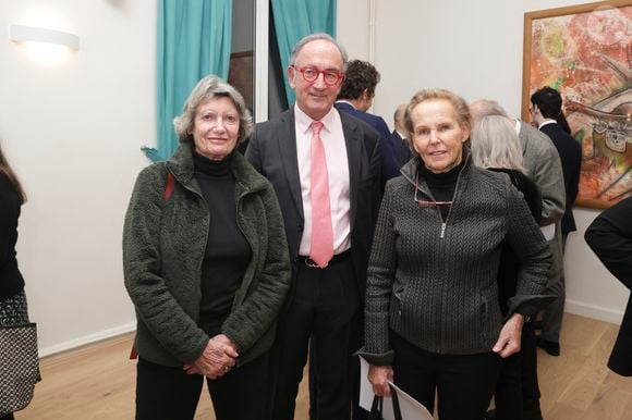 Exclusif - Véronique Cayla, Philippe Cayla, Christine Ockrent - Dîner de la Revue des Deux Mondes à Paris à la Maison de l'Amérique Latine à Paris le 18 décembre 2024. © Jack Tribeca / Bestimage