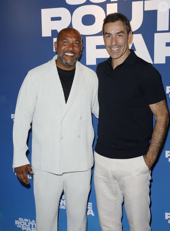 Olivier Dacourt, Robert Pirès - Avant-Première "Sur la Route de Papa" UGC Bercy à Paris le 16 juin 2025. © Marc Ausset-Lacroix/Bestimage