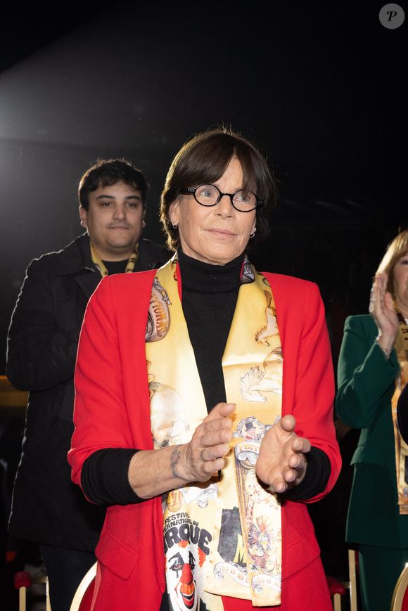 Stéphanie de Monaco à la deuxième soirée de sélection du 47ème Festival International du Cirque de Monte-Carlo, le 18 janvier 2025. 

Photo : Bruno Bébert / Pool Monaco / Bestimage